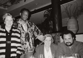 16 dinner with congolese guest